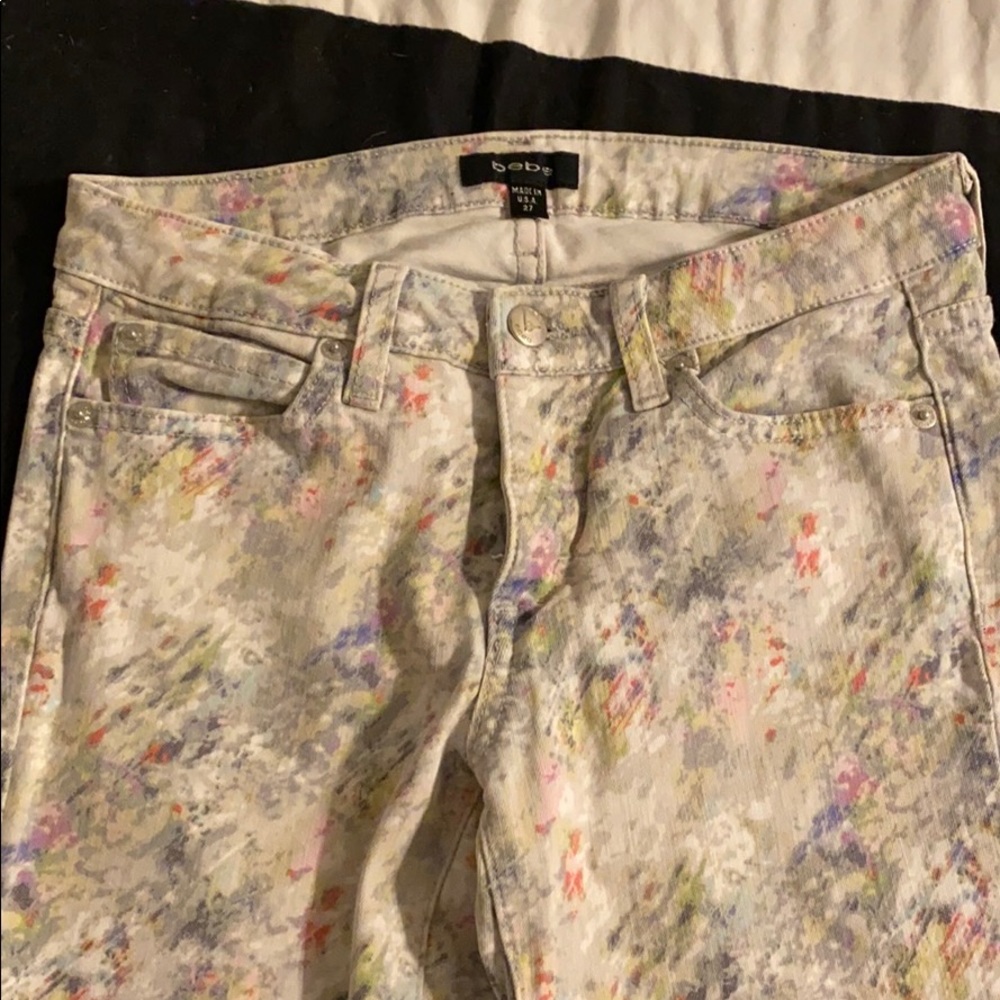 Colorful Bebe jeans